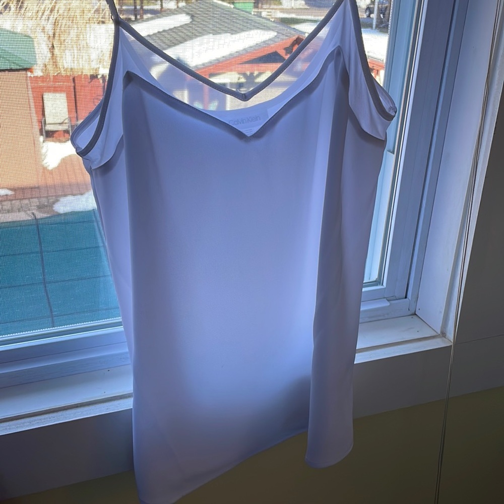Calvin Kelin White Tank Top